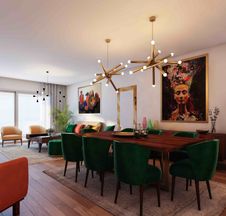 retro-chic-dining-room