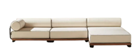Bizerte 3-Piece Outdoor Patio Sectional Sofa