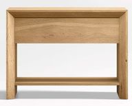 Baja White Oak Wood Nightstand with Drawer